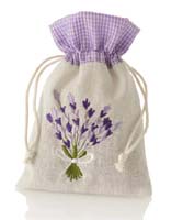 Leinensack Lavendel Romantik bef�llt