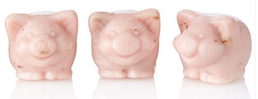 Gl�cksbringer Seife Schweinchen