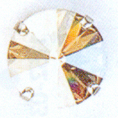 Ohrh�nger, 10mm golden swadow